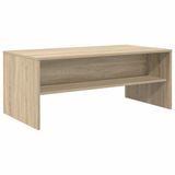 vidaXL Salontafel Sonoma Eiken 100 x 50 x 40 cm Bewerkt Hout