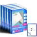 M-office Zelfklevende etiketten – bedrukbaar, wit, meervoudig, school, voor potten en notitieboeken, nuttige stickers voor dagelijks gebruik (2 etiketten per vel, 500 vellen)