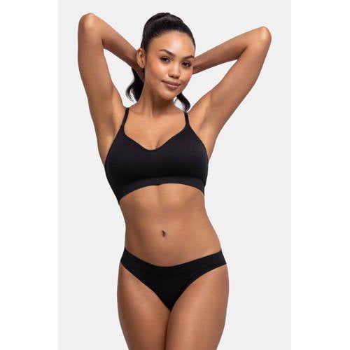 Dorina slip Rosanne (set van 5) zwart/ecru/grijs