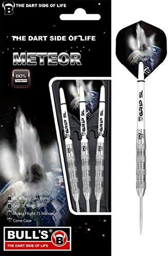 Bulls Meteor Mt2 Steel Dart 20 g, zilver/wit