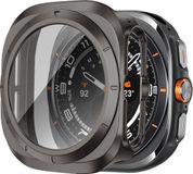 Bandz Étui rigide avec protection d'écran pour Samsung Galaxy Watch Ultra / Ultra 2025 - Titane Gris