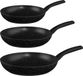 Secret de Gourmet Poêles Palermo - D24/26/30 cm - Toutes sources de chaleur - Noir