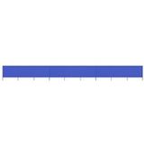 VidaXL Windscherm 9-panelen 1200x120 cm stof azuurblauw
