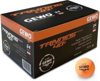 Gewo Tafeltennisballen Training box van 24 - 3* - Oranje