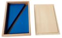 Elzusha - Triangles géométriques en bois Montessori dans une boîte de rangement