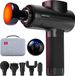 Northwall PRO - Massage Gun - Professioneel - Massage Apparaat - Massage Pistool - 6 Opzetstukken - Zwart