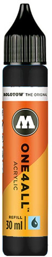 Molotow ONE4ALL - 30ml zwarte navul Inkt op acrylbasis