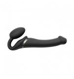 Strap-On-Me Strap On Me - Strapless Vibrerende Voorbind Dildo - Maat M - Zwart