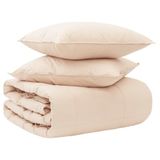 vidaXL - Deken - Set - 2 - st - 135 - x - 220 - cm - Alle - seizoenen - Kapokvezel - Beige