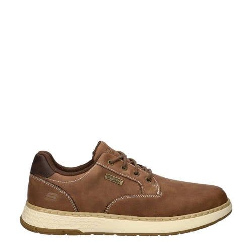 Skechers Garlan comfort veterschoenen bruin