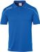 Uhlsport Stream 22 Poloshirt Kinderen Korte Mouw Katoen Regular Fit Effen Azurblau/Weiß