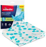 Vileda Chiffon Universel Pro Clean Universal - 4 x 4 pièces - Lot économique
