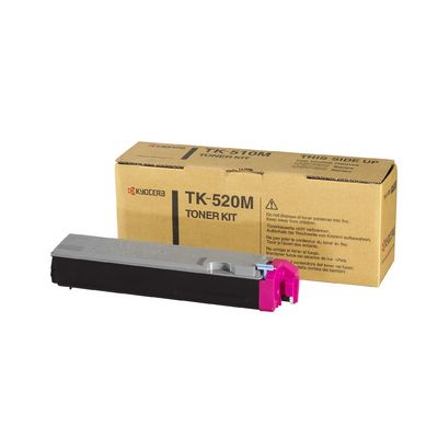 Kyocera TK-520M Magenta Toner Cartridge - Original