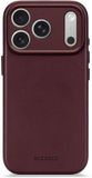DECODED Leren Hoesje voor iPhone 17 Pro Max - Premium ECCO Leer - Geschikt voor MagSafe - Rood