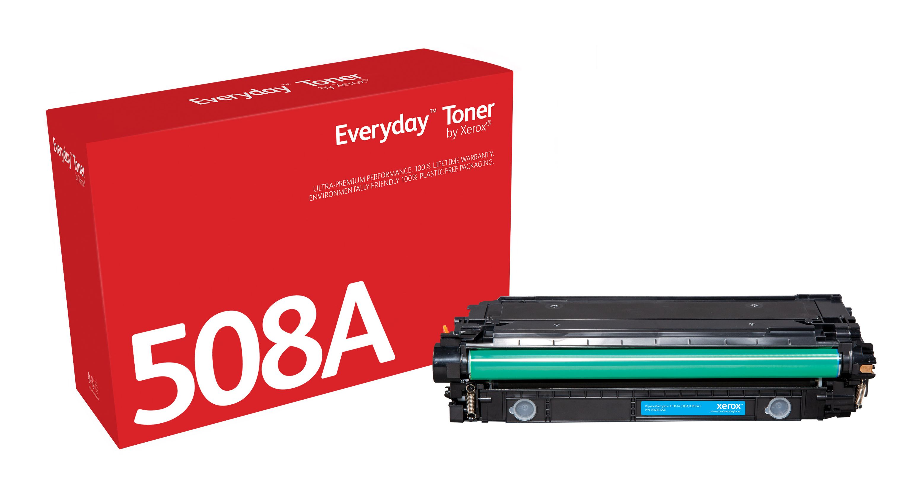 Xerox Everyday Cyaan Toner compatibel met HP 508A (CF361A/ CRG-040C)