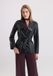 Felix Hardy Leren Jas Dames Zwart - S