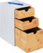Merkloos Relaxdays Bureau organizer met 3 lades