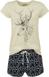 Harry Potter Patronus Pyjama Vrouwen XXL Meerkleurig