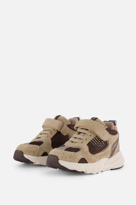 Shoesme Sneakers taupe Suède - Maat 20