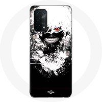Maniacase Hoesje voor Oppo A74 5G Anime Tokyo Ghoul pure horror Ken Kaneki