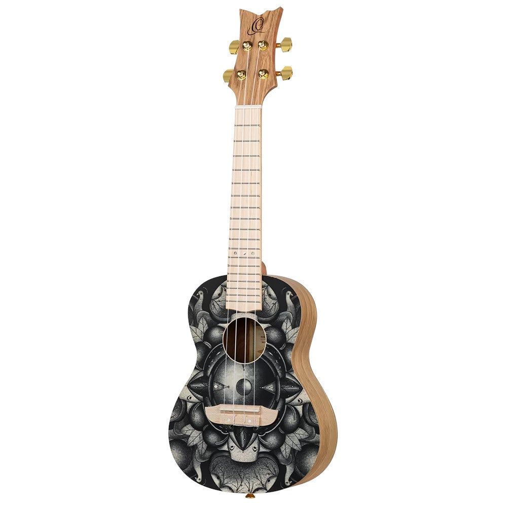Ortega RUAR-BI Art Series Concert Ukulele - Birds