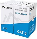 Lanberg Patchcord UTP-Kabel voor Netwerk 1Gb/s 305M CCA Precisiekabel