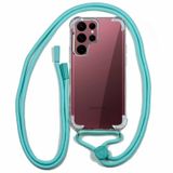 COOL Accesorios S908 Galaxy S22 Ultra Hoesje TPU Muntkleur Schokbestendig met Koord