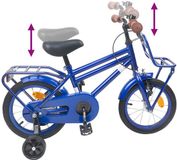 vidaXL Kinderfiets 12 inch Donkerblauw