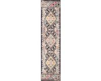 Safavieh Tapijtloper Marabel Zwart Polypropyleen 60x240cm