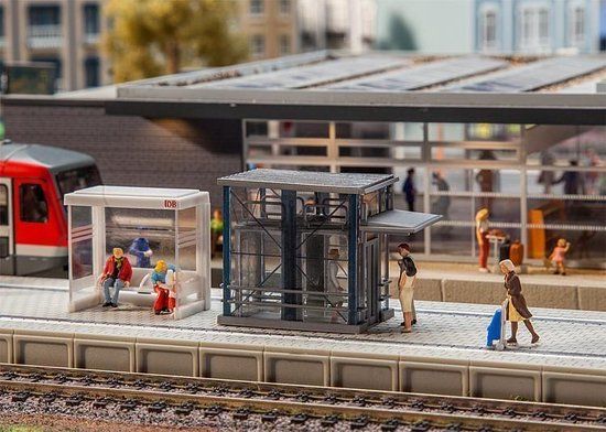 Faller - Moderne lift met aandrijfonderdelen - Modelbouwsets, Hobbybouwspeelgoed voor kinderen, Modelverf en accessoires
