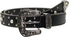 ONLY CARMAKOMA CAREDEN PU Jeans Belt Zwart/Zilver