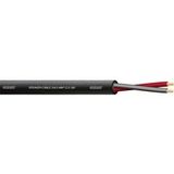 Cordial CLS 260 Black 500 HELUKABEL Câble d'enceinte 2 x 6 mm² + 2 x 6 mm² Noir par mètre