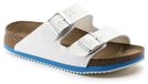 Birkenstock Arizona SL BF, witte uni sandalen, maat 37