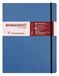 Clairefontaine 794464C Nomaddict (ex Age Bag) Genaaid Notitieboek Elastiek My.Essential Blauw - B5 19x25 cm - 192 Pagina's Genummerd Gelijnd - Ivoorkleurig Papier 90 g - Omslag Glanskarton Lederkorrel