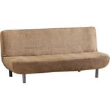 ECOMMERC3 Bankhoes voor 3-zits, elastisch, jacquard, klik-clac, taupe