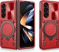Techsuit Hoesje geschikt voor Samsung Galaxy Z Fold 6 - CamGuard Pro Back Cover - Rood