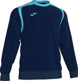 Joma Champion V Sweater Heren - Donker Navy / Fluor Turquoise | Maat: M