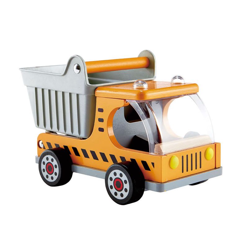 Hape Dumper Truck - Hout - Oranje - Jongen - Alle Leeftijden