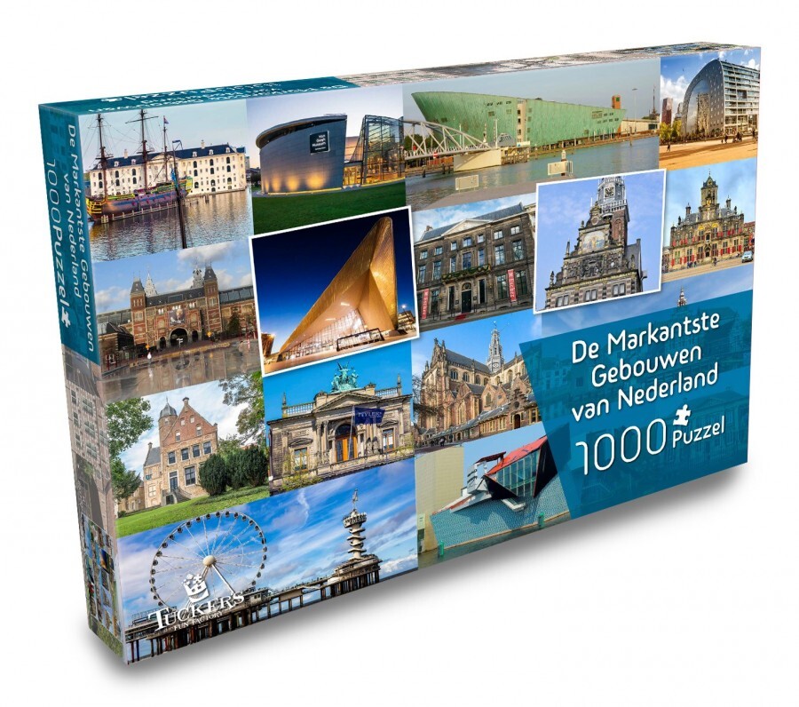 Tucker's Fun Factory De Markantste Gebouwen van Nederland Puzzel (1000 stukjes)