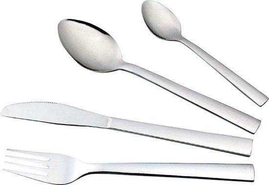 Michelino 24-delige Bestekset - RVS - Zilverkleurig