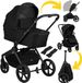 Lionelo Freya 2in1 Kinderwagen – Reiswieg & Wandelwagen – Zwart