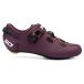 Sidi ROAD Wire 2S wine 42 weinrot - chaussures de vélo de course haut de gamme pour une performance maximale