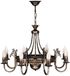 Jupiter Kroonluchter met Patina - 8xE14 - 67x68cm