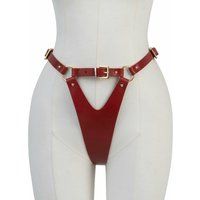 Elif Domanic Hera String Rood Kinky Kleding Maat L