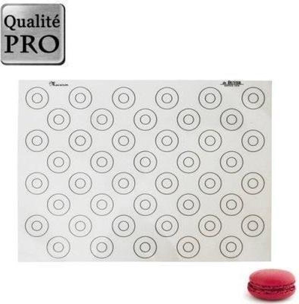 de Buyer Siliconen tapijt voor macaroon - 40 x 30 cm