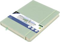 Kangaro Art schetsboek A5 mint PU hardcover 80 vellen 140 gram crèmekleurig papier