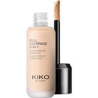 KIKO Milano Full Coverage 2-in-1 Foundation & Concealer 01 - WR 01