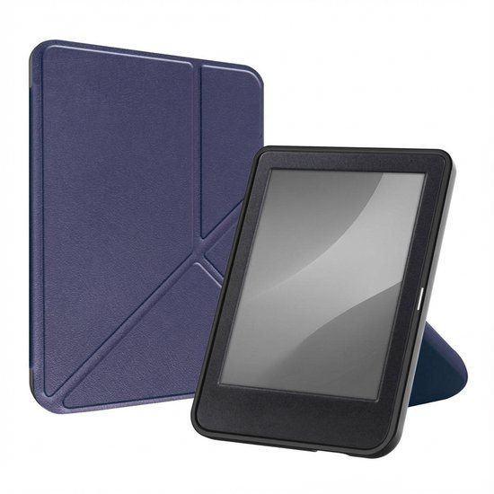 imoshion Ploonk B.V. Ereader Hoes - Geschikt voor Kobo Clara BW/Kobo Clara Colour - Donkerblauw