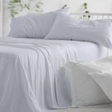 Burrito Blanco Beddengoedset, 180 cm breed bed (+ beschikbare maten), design 540, loodblauw (180 x 190/200 cm)