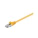 Goobay 50866 CAT 5e patchkabel, F/UTP, geel